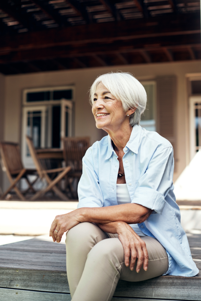 Woman in Retirement enjoying Indianapolis Wealth Management